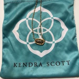 Kendra Scott Rose Gold Filigree Necklace